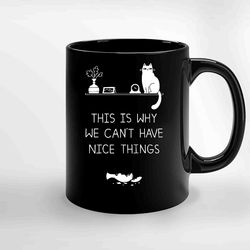 This Is Why We Cant Have Nice Things Ceramic Mug, Funny Coffee Mug, Custom Coffee Mug
