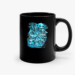slipknot shattered glass prepare for hell world black ceramic mug, funny gift mug, gift for her, gift for him