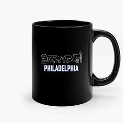 Philadelphia 76Ers Boathouse Row City Ceramic Mug, Funny Coffee Mug, Birthday Gift Mug
