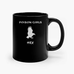 Poison Girls English Anarcho Punk Music Band Ceramic Mug, Funny Coffee Mug, Birthday Gift Mug