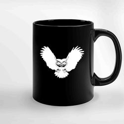 Owl Burung Hantu Ceramic Mug, Funny Coffee Mug, Gift Mug