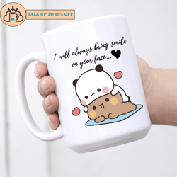 Panda Bear Hug Bubu Dudu I Will Bring Smile On Your Face Coffee Mug