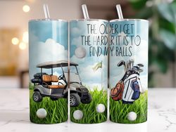 Funny Golf Tumbler, 20 oz Skinny Tumbler, Gift For Lover, Gift For Her