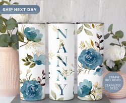 Nanny Tumbler, Nanny Travel Mug, Gifts for Nanny