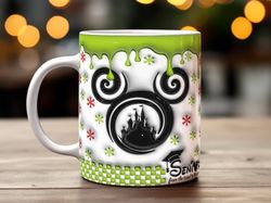 Senior Drip Castle Mickey Mug, Ceramic Coffee Mug, Funny Coffee Mug