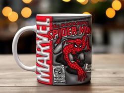 Spiderman Mug, Ceramic Coffee Mug, Funny Coffee Mug, Gift For Him