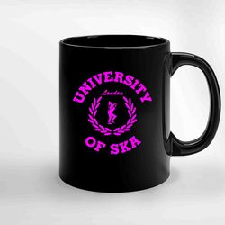 University Of Ska Ceramic Mug, Funny Coffee Mug, Custom Coffee Mug