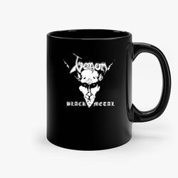 venom black metal band logo ceramic mug, funny coffee mug, custom coffee mug