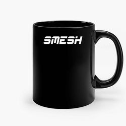 Smesh Mma Mixed Martial Black Ceramic Mug, Funny Gift Mug, Gift For Her, Gift For Him