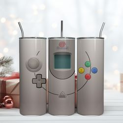 Dreamcast Gamepad 20Oz Tumbler, Skinny Tumbler, Birthday Cup, Tumbler Gift Mug