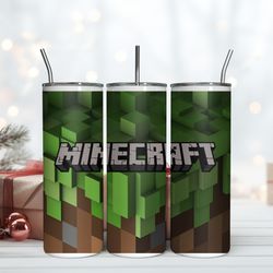 Minecraft Skinny 20Oz Tumbler Game Tumbler, Skinny Tumbler, Birthday Cup, Tumbler Gift Mug