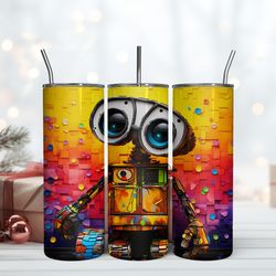 Totoro Rainbow Tumbler, Skinny Tumbler, Birthday Cup, Tumbler Gift Mug