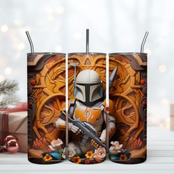 Star War Knight Tumbler, Birthday Gift Mug, Skinny Tumbler, Gift For Kids
