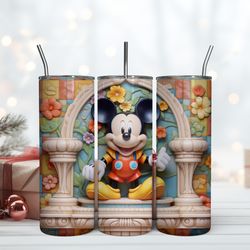 3D Mickey In The Park 20oz, Birthday Gift Mug, Skinny Tumbler, Gift For Kids