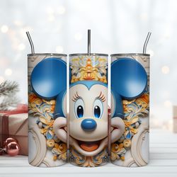 King Of Mouse Tumbler, Birthday Gift Mug, Skinny Tumbler, Gift For Kids