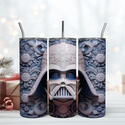Darth Vader Tumbler Snow Star War Movie 20oz, Birthday Gift Mug, Skinny Tumbler, Gift For Kids