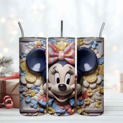 Minnie Snow White Tumbler 20oz Minnie Mouse 20oz, Birthday Gift Mug, Skinny Tumbler, Gift For Kids