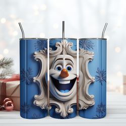 Olaf Frozentumbler, Birthday Gift Mug, Skinny Tumbler, Gift For Kids