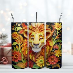 The Lion King 3D Tumbler 20oz Simba 20oz, Birthday Gift Mug, Skinny Tumbler, Gift For Kids, Gift for Lover