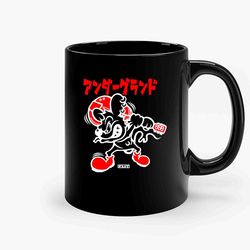 Mickey Mouse Punk Ceramic Mugs, Funny Mug, Birthday Gift Mug, Custom Mug, Gift for Her, Gift For Him