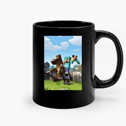 Minecraft 2 Ceramic Mugs, Funny Mug, Birthday Gift Mug, Custom Mug, Gift for Her, Gift For Him