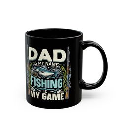 Fathers Day Fishing Mug, Fishing Gift For Man, Fishing Mug For Grandpa, Dad Mug, Fathers Day Mug From Son, Fishing Gift