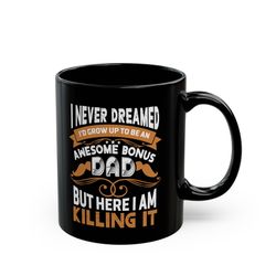 Fathers Day Gift, Bonus Dad Gift, Best Step Dad T Mug, Funny Stepdad Gift, Funny Stepdad Mug, Bonus Dad Patriotic Mug