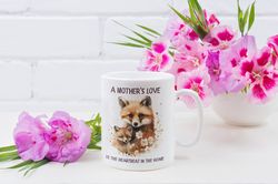Fox Mug, Fox Gifts, Animal Mug, Fox Gift Ideas, Mothers Day Mug, Animal Lovers Gift, Gifts For Women, Mothers Day Gift