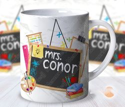 personalized teacher mug wrap digital sublimation mug wrap png 11oz coffee mug wrap custom design for mug student design