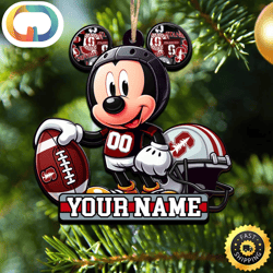 Ncaa Stanford Cardinal Mickey Mouse Ornament Personalized Your Name