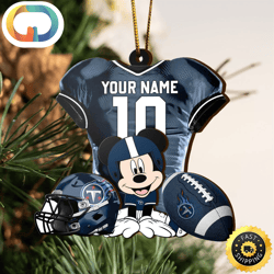 NFL Tennessee Titans Mickey Mouse Christmas Ornament