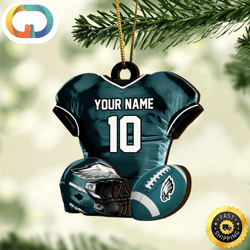 Philadelphia Eagles NFL Sport Ornament Custom Name And Number
