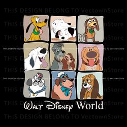 Disney Dogs Walt Disney World SVG Digital Cricut File, Trending Digital File