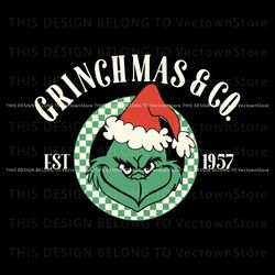 Grinchmas And Co Funny Grinch Face SVG For Cricut Files, Trending Digital File