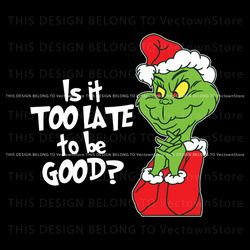 Retro Is It Too Late To Be Good SVG Graphic Design File, Trending Digital File