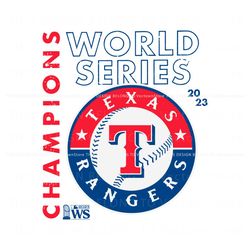 Vintage 2023 World Series Champions Texas Logo SVG File, Trending Digital File