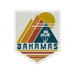 Bahamas Vintage Souvenir Travel SVG Cutting Digital File Best Graphic Designs File