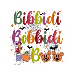 Bibbidi Bobbidi Boo Halloween Jaq And Gus PNG Download Best Graphic Designs File