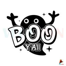 Boo Yall Halloween Ghost SVG Digital Cricut File Best Graphic Designs File