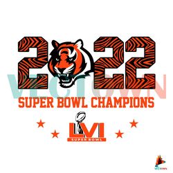 Cincinnati Bengals Super Bowl 2022 SVG File, Superbowl SVG Best Graphic Designs File