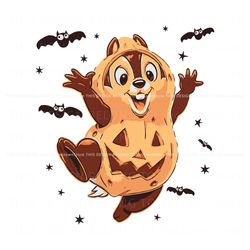 Cute Chip And Dale Disney Halloween SVG Digital Cricut File Best Graphic Designs File