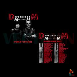 Depeche Mode Memento Mori Tour 2023 PNG Sublimation Files Best Graphic Designs File