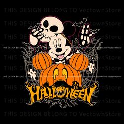 Disney Mickey Pumpkin SVG Trick Or Treat Disney SVG File Best Graphic Designs File