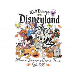 Disneyland Halloween SVG Where Dreams Come True PNG Best Graphic Designs File