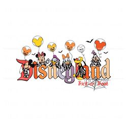 Disneyland Halloween SVG Mickey And Friend Trick Or Treat SVG Best Graphic Designs File