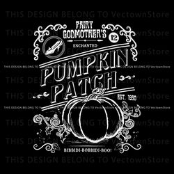 Fairy Godmothers Enchanted Pumpkin Patch SVG Cricut File Best Graphic Designs File