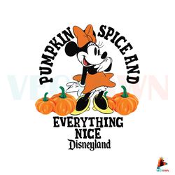 Fall Pumpkin Spice Cute Disneyland Retro SVG Digital File Best Graphic Designs File