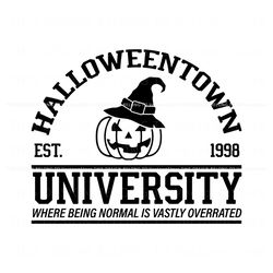 Free Halloweentown University SVG Where Being Normal Best Graphic Designs File