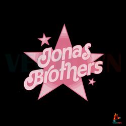 Jonas Brother Cute Pink Stars PNG Sublimation Download Best Graphic Designs File
