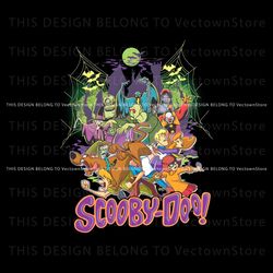 Vintage Scooby Doo Horror Halloween PNG Sublimation Best Graphic Designs File